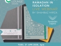 Preparing for Ramadan in isolation